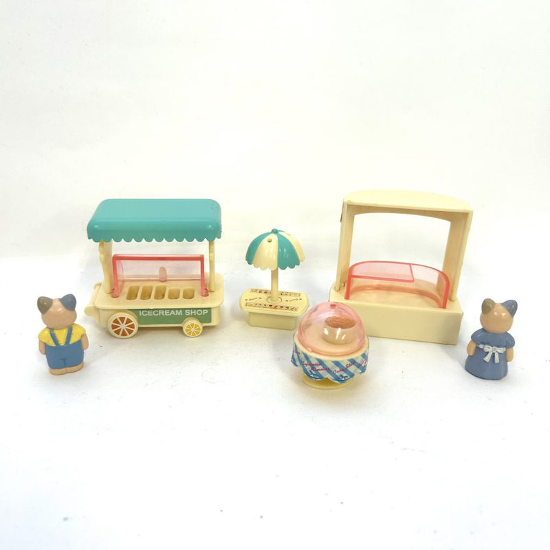 [Used] MINIATURE CAKE SHOP AND ICECREAM SHOP Japan Sylvanian Families