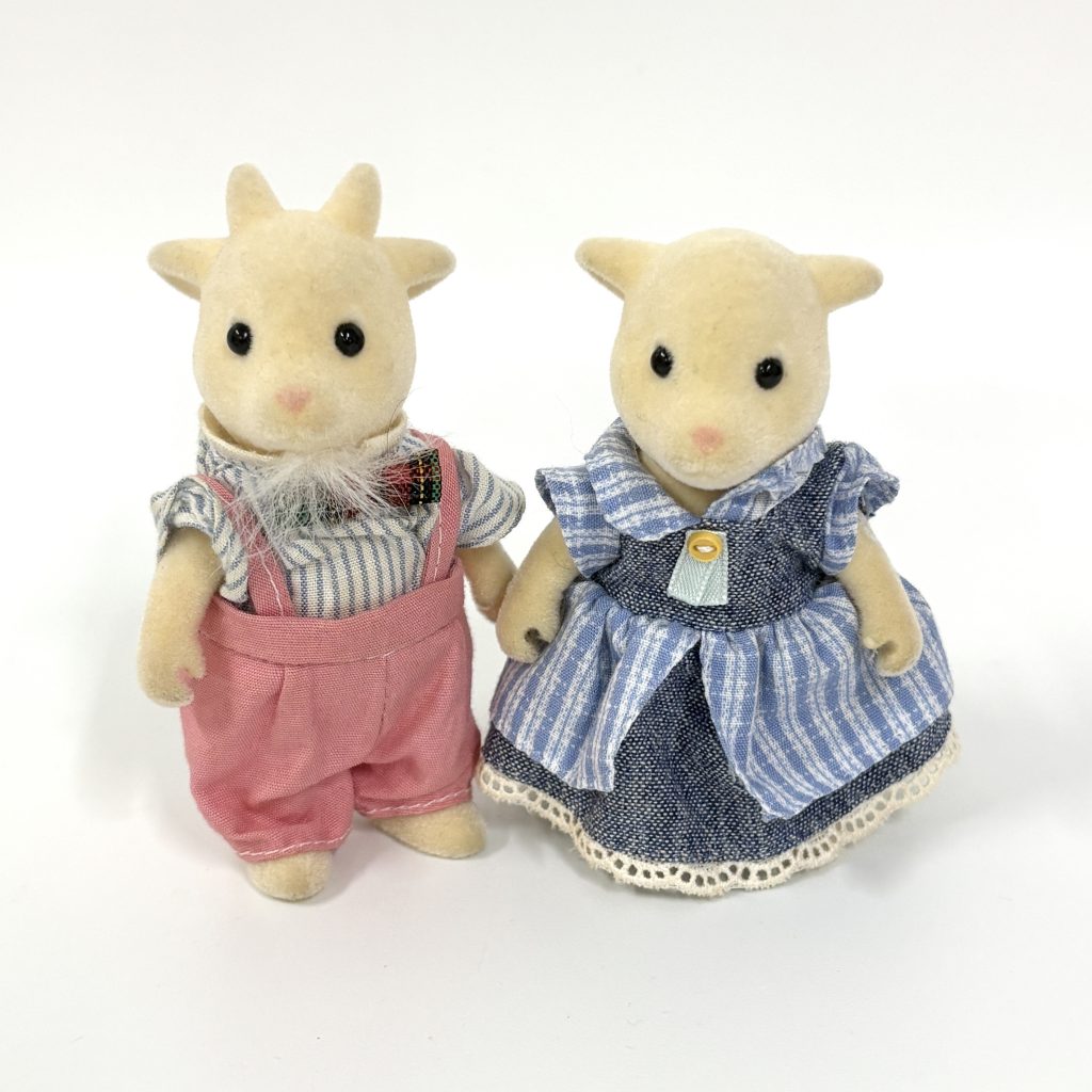 [used] Nettlefield Goat Family Sylvanian Families Calico Critters