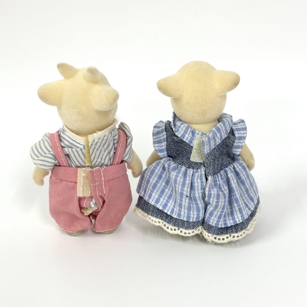 [used] Nettlefield Goat Family Sylvanian Families Calico Critters