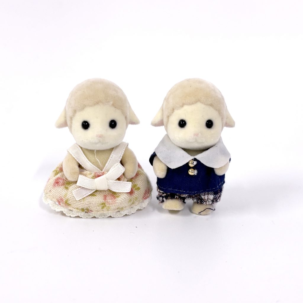 [used] Sheep Babies Sylvanian Families Calico Critters