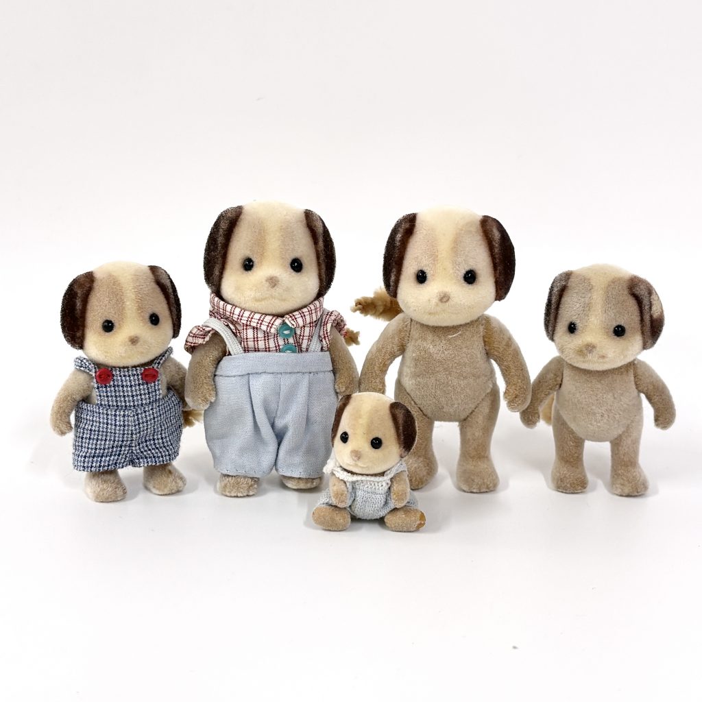 [used] Beagle Dog Family Sylvanian Families Calico Critters