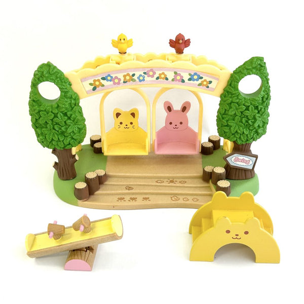 [Used] Sylvanian Families Nursery School Swing Seesaw Staircase Set S-41 Calico Critters
