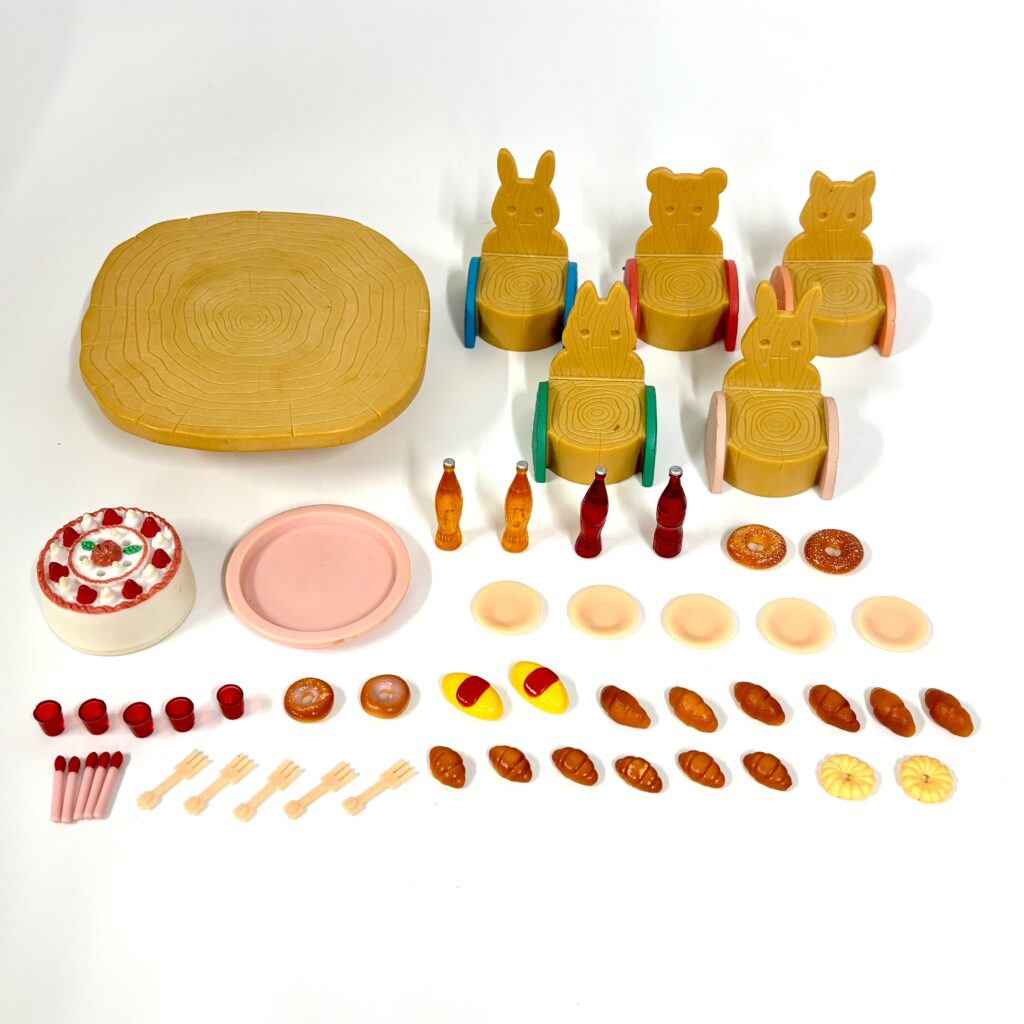 [d'occasion] Coffret fête d'anniversaire S-23 Sylvanian Families Calico Critters