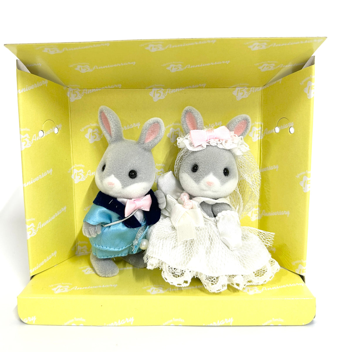 [used] Vintage 15th Anniversary Carnival Wedding Set 1999 C-03 Sylvanian Families Calico Critters