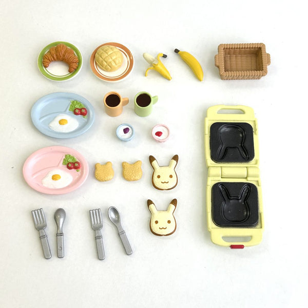 [Used] Sylvanian Families Breakfast Set KA-414 Calico Critters