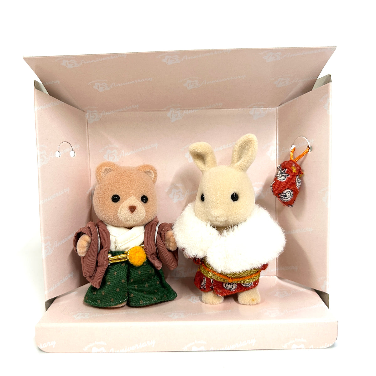 [used] Vintage 15th Anniversary Party Kimono Type 1999 C-13 Sylvanian Families Calico Critters