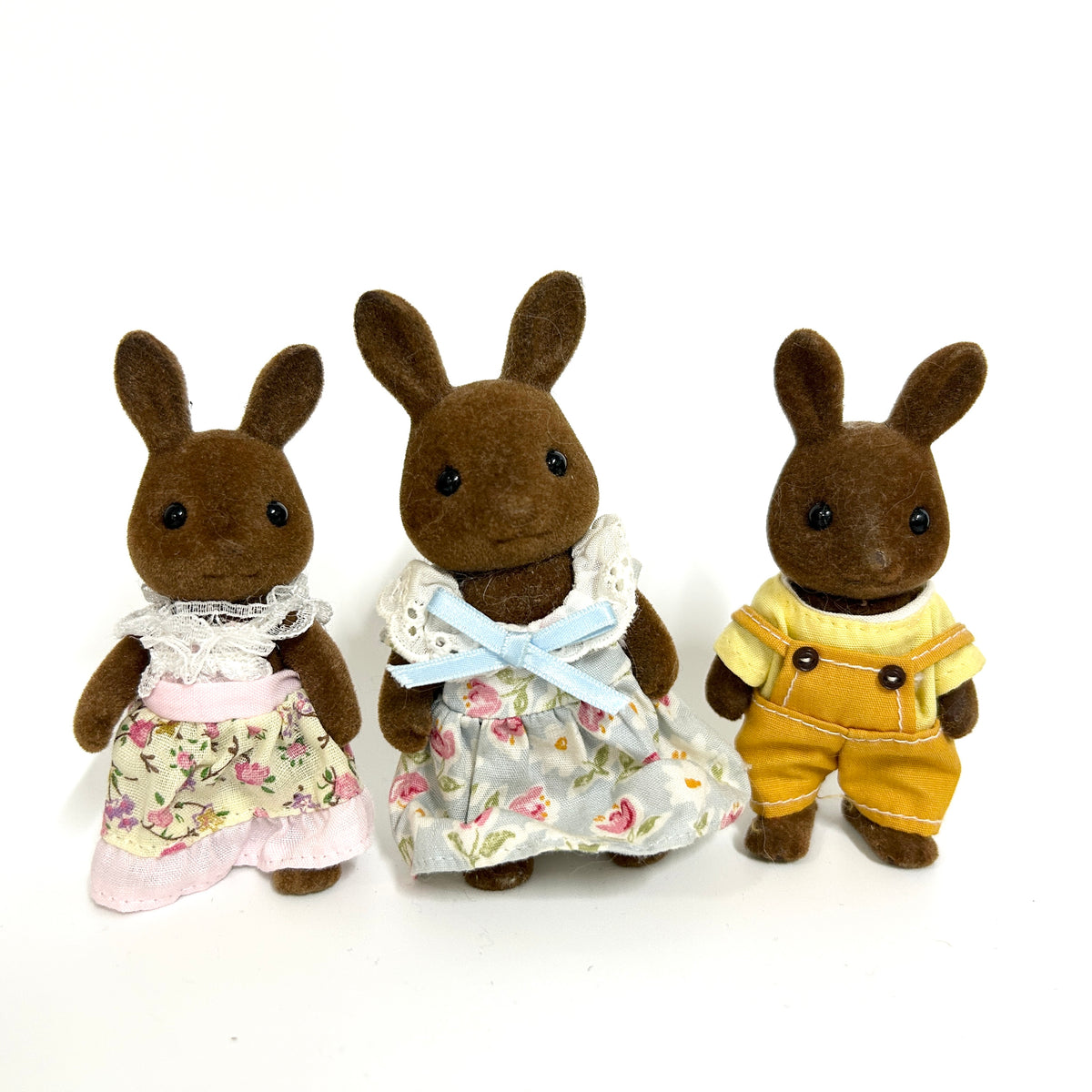 [used] Brown Rabbit Mother Girl Boy Sylvanian Families Calico Critters