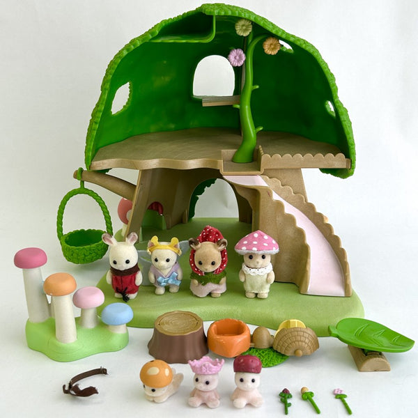 [Used] Sylvanian Families Misty Forest Secret Trees Gift Set Fairy Toysrus 10-FT Calico Critters