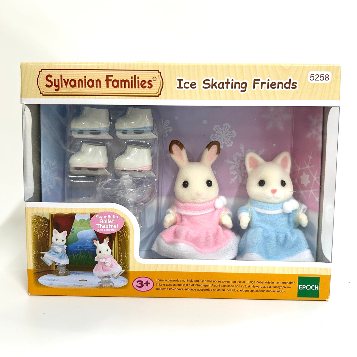 [used] Ice Skating Friends 5258 Sylvanian Families Calico Critters