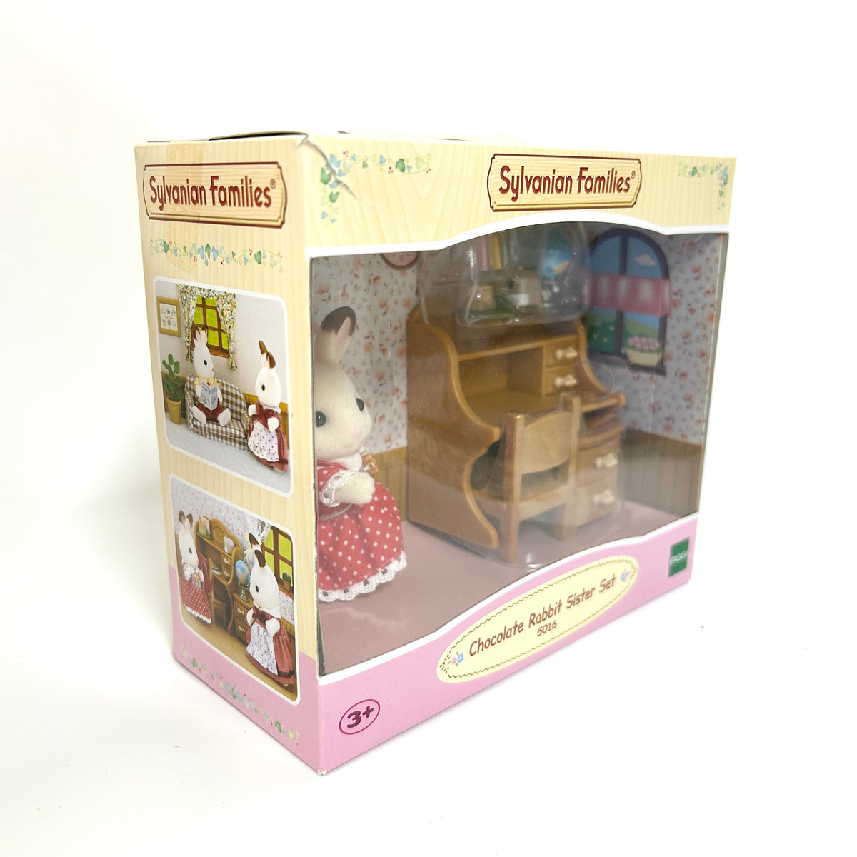 [used] Chocolate Rabbit Sister Set 5016 Sylvanian Families Calico Critters