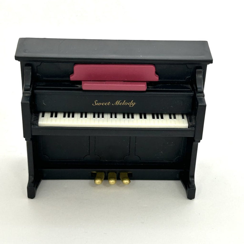 [Used] BLACK UPRIGHT PIANO Epoch Japan Sylvanian Families