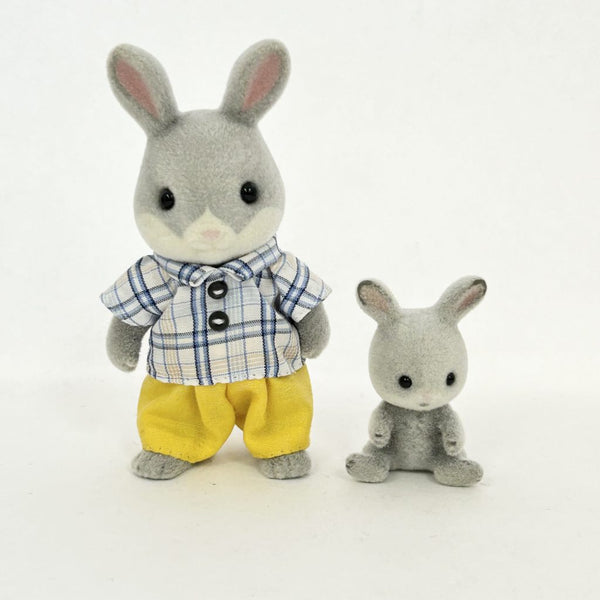 [Used] COTTONTAIL RABBIT FATHER BABY Epoch Japan Sylvanian Families