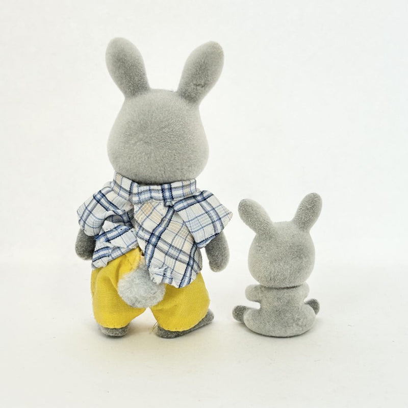 [Used] COTTONTAIL RABBIT FATHER BABY Epoch Japan Sylvanian Families