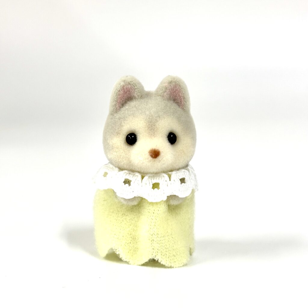 [used] Flower Garden Friends Series Small Husky Mushroom Hat 2024 Sylvanian Families Calico Critters