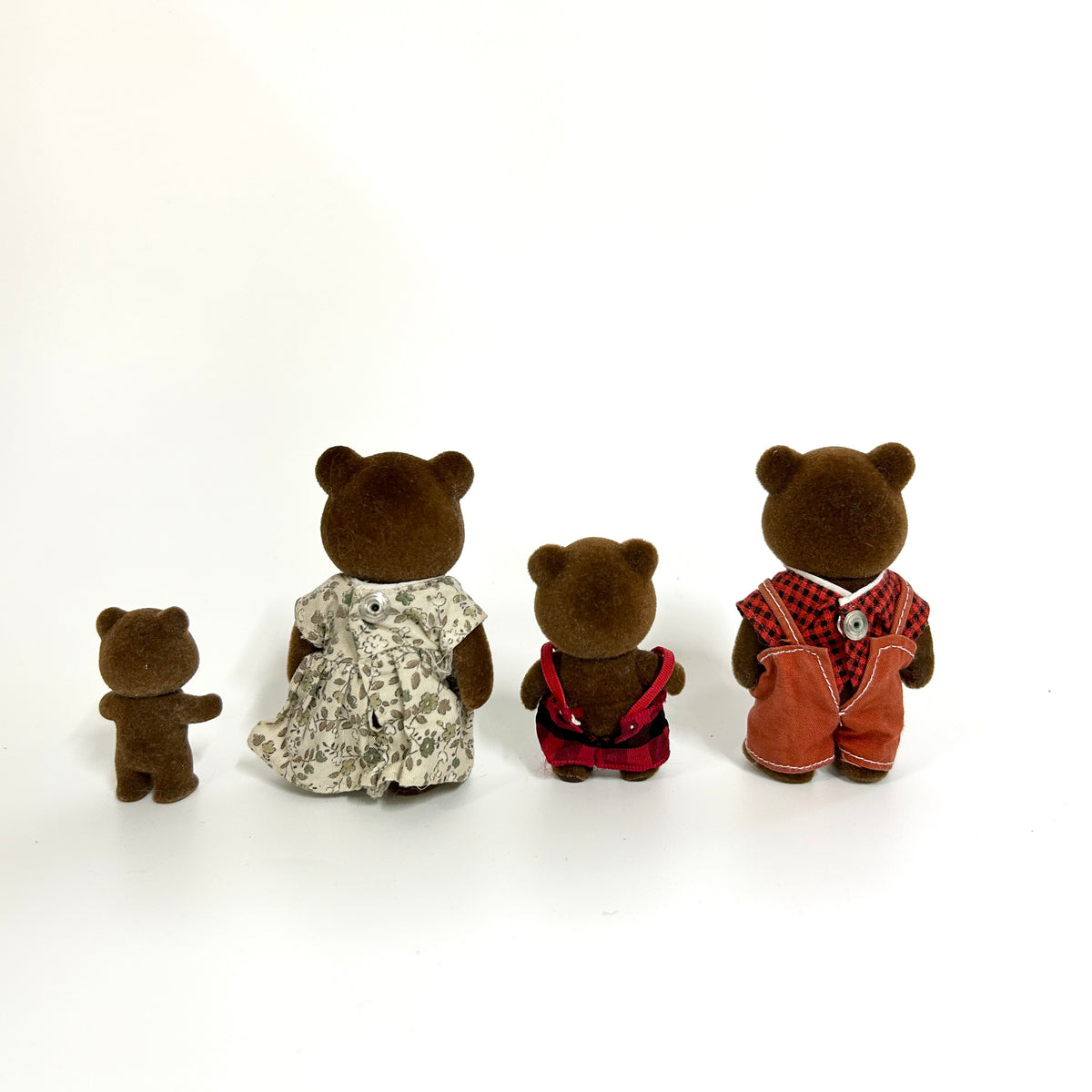 [used] Brown Bear Family Sylvanian Families Calico Critters