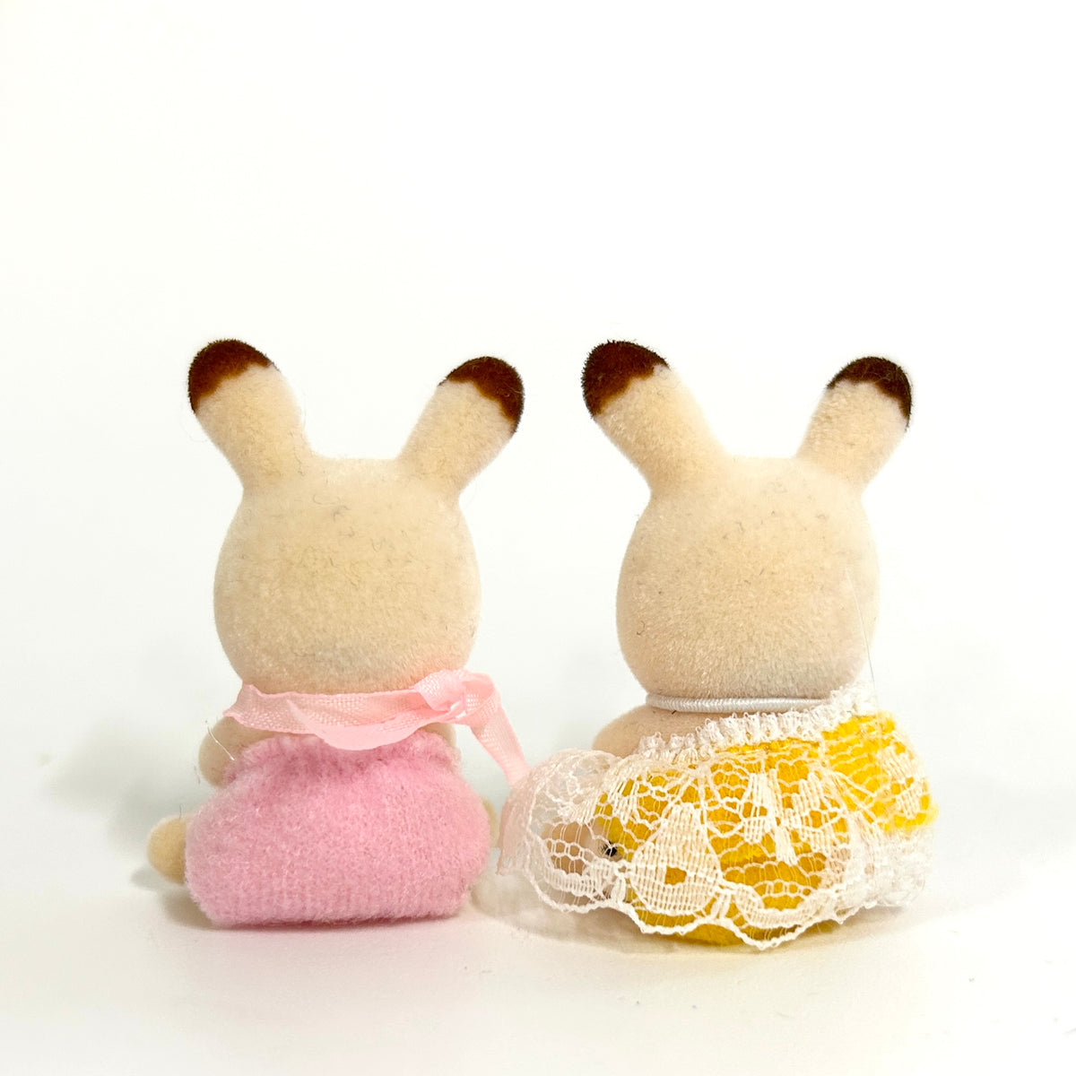 [used] Chocolate Rabbit Babies Sylvanian Families Calico Critters