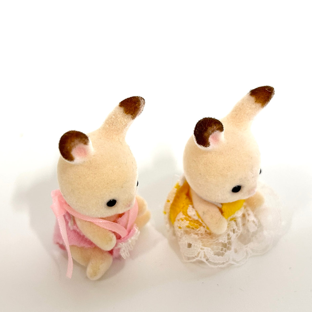 [used] Chocolate Rabbit Babies Sylvanian Families Calico Critters