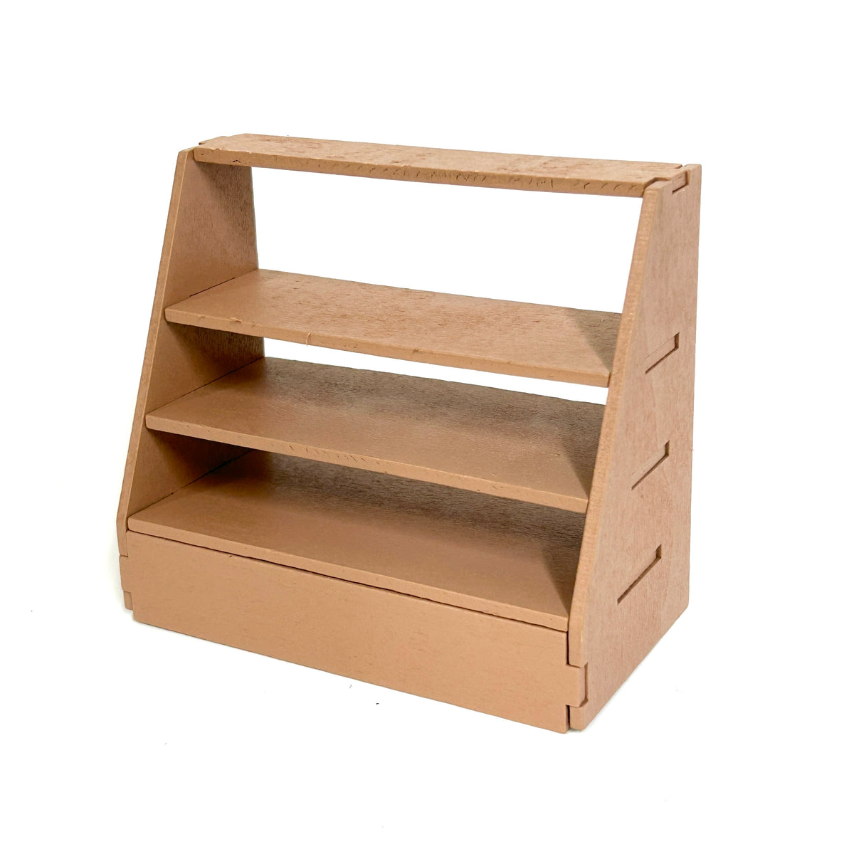 Wooden Miniature Showcase Brown Seria