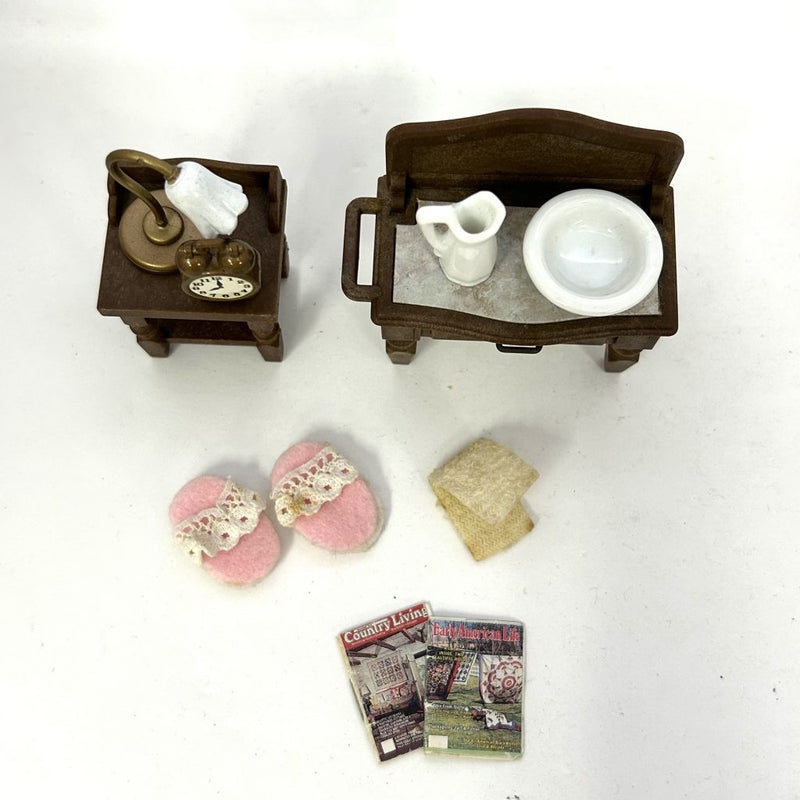 [Used] BEDSIDE TABLE SET A-22 Epoch Sylvanian Families