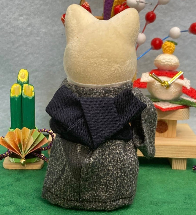 HANDMADE GRAY KIMONO FOR FATHER Japan Does not apply