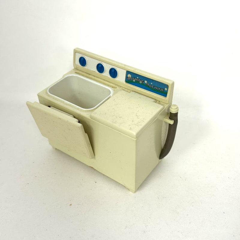 [Used] WASHING MACHINE SET Epoch Japan KA-80 1997 Sylvanian Families