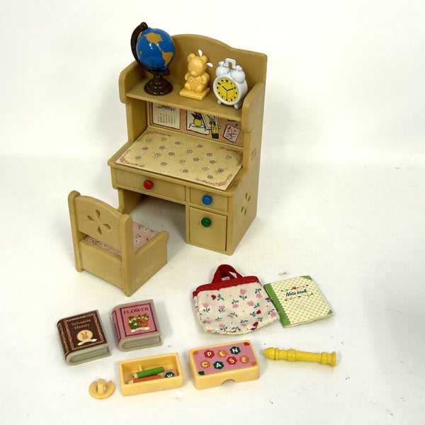 [Used] STUDY DESK SET KA-68 Epoch Japan 1995 Sylvanian Families