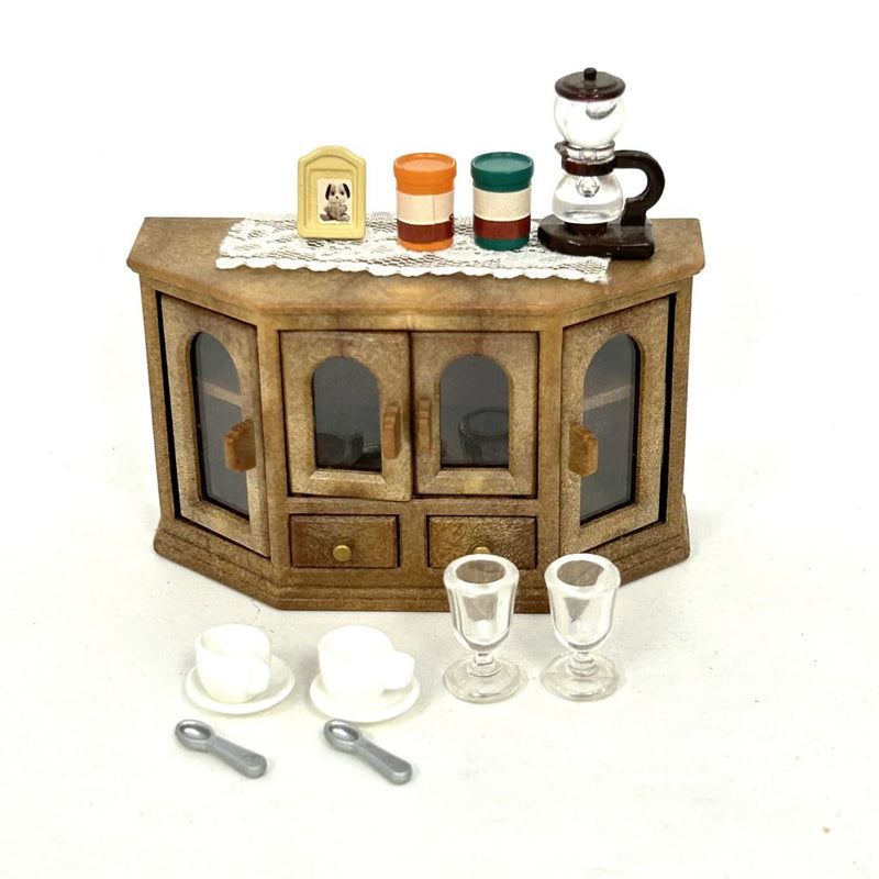 [Used] SIDEBOARD SET KA-87 Epoch Japan 1998 Sylvanian Families