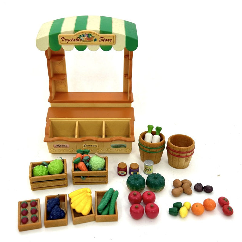 [Used] VEGETABLE STORE MI-03 Epoch Japan Sylvanian Families