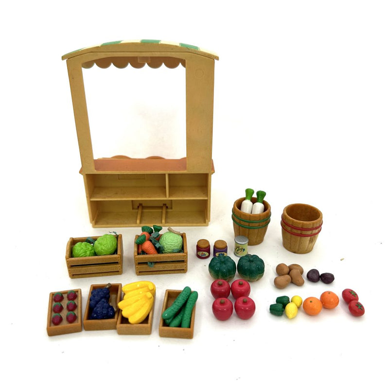 [Used] VEGETABLE STORE MI-03 Epoch Japan Sylvanian Families