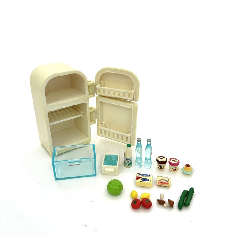 [Used] REFRIGERATOR SET KA-81 Epoch JAPAN 1997 Sylvanian Families