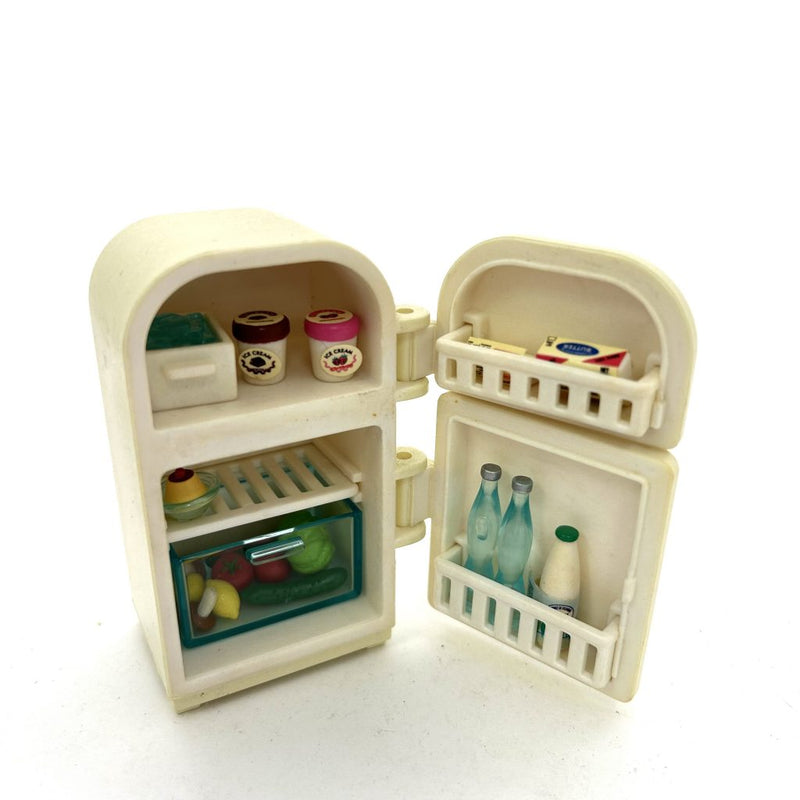 [Used] REFRIGERATOR SET KA-81 Epoch JAPAN 1997 Sylvanian Families