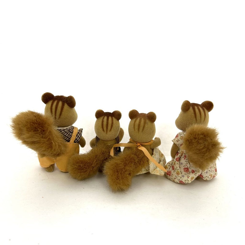 [Used] WALNUT SQUIRREL FAMILY Japan Epoch Sylvanian Families