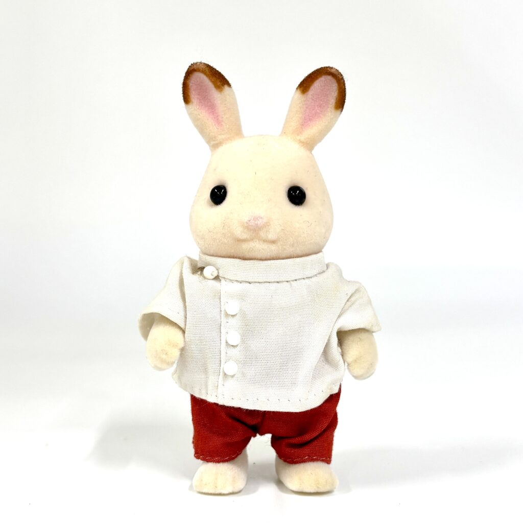 [used] Chocolate Rabbit Father Chef Costume Sylvanian Families Calico Critters