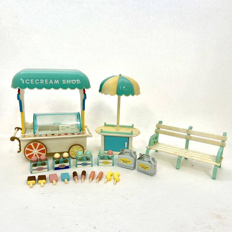 [Used] ICECREAM SHOP MI-01 Epoch Japan Sylvanian Families