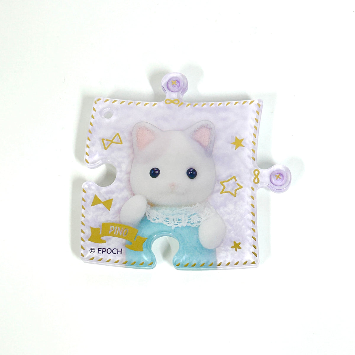 [used] Sylvanian Families PuzzBadge Latte Cat Baby 2026 Sylvanian Families Calico Critters