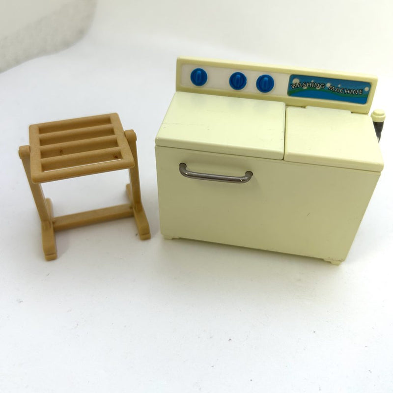 [Used] WASHING MACHINE SET Epoch Japan KA-80 1997 Sylvanian Families