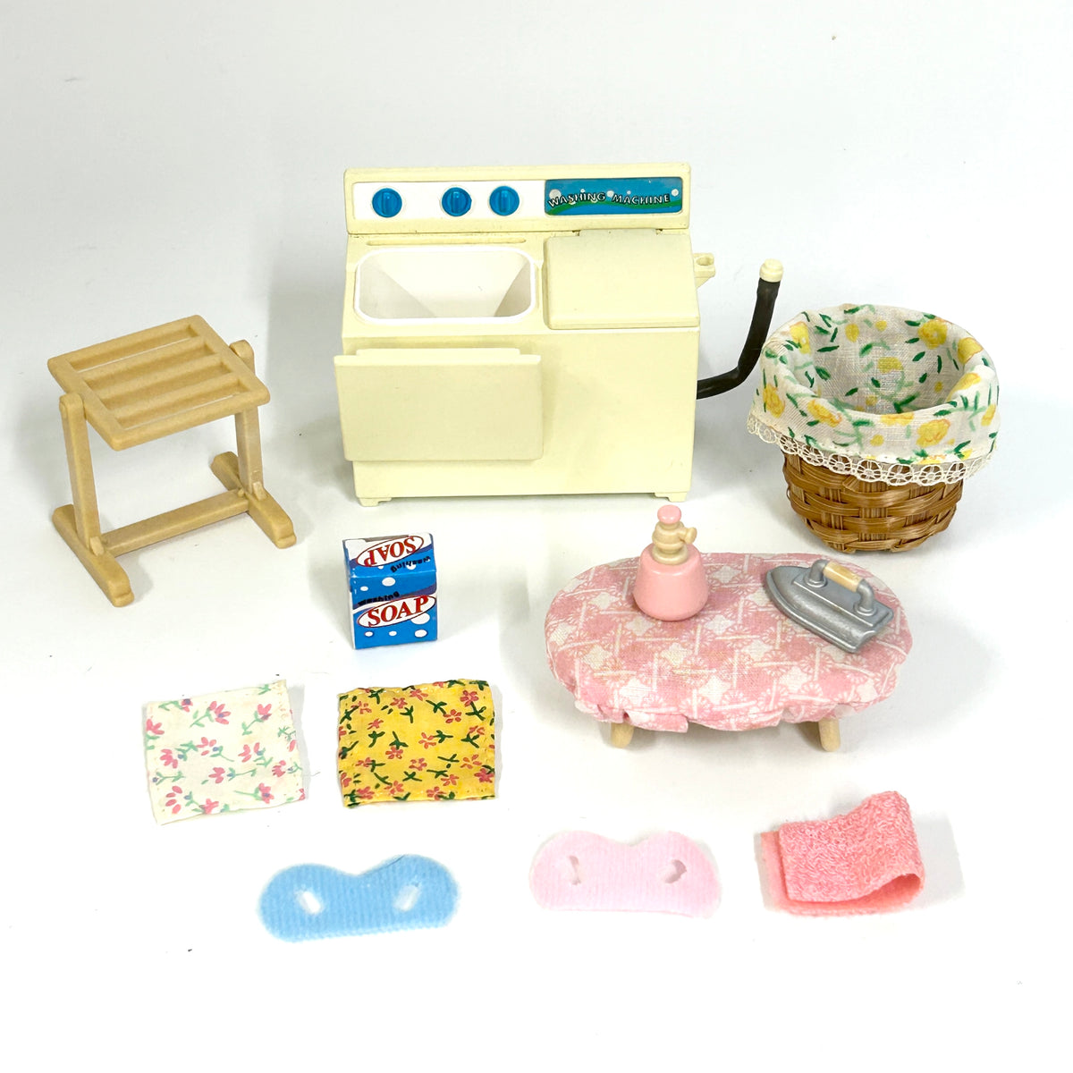 [used] Vintage Washing Machine Set 1997 KA-80 Sylvanian Families Calico Critters