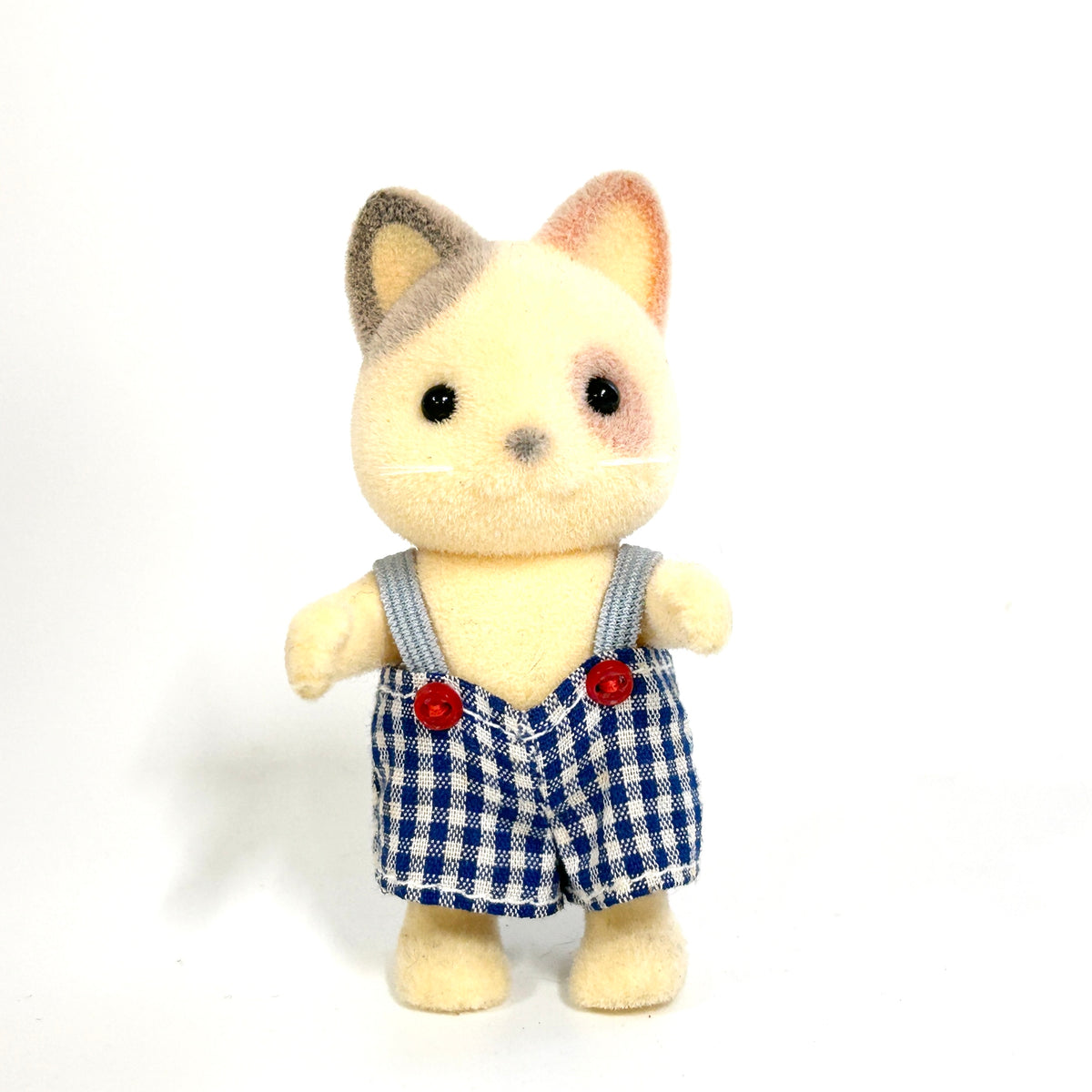 [used] Vintage Whisker Spotted Cat Boy 1996 Sylvanian Families Calico Critters