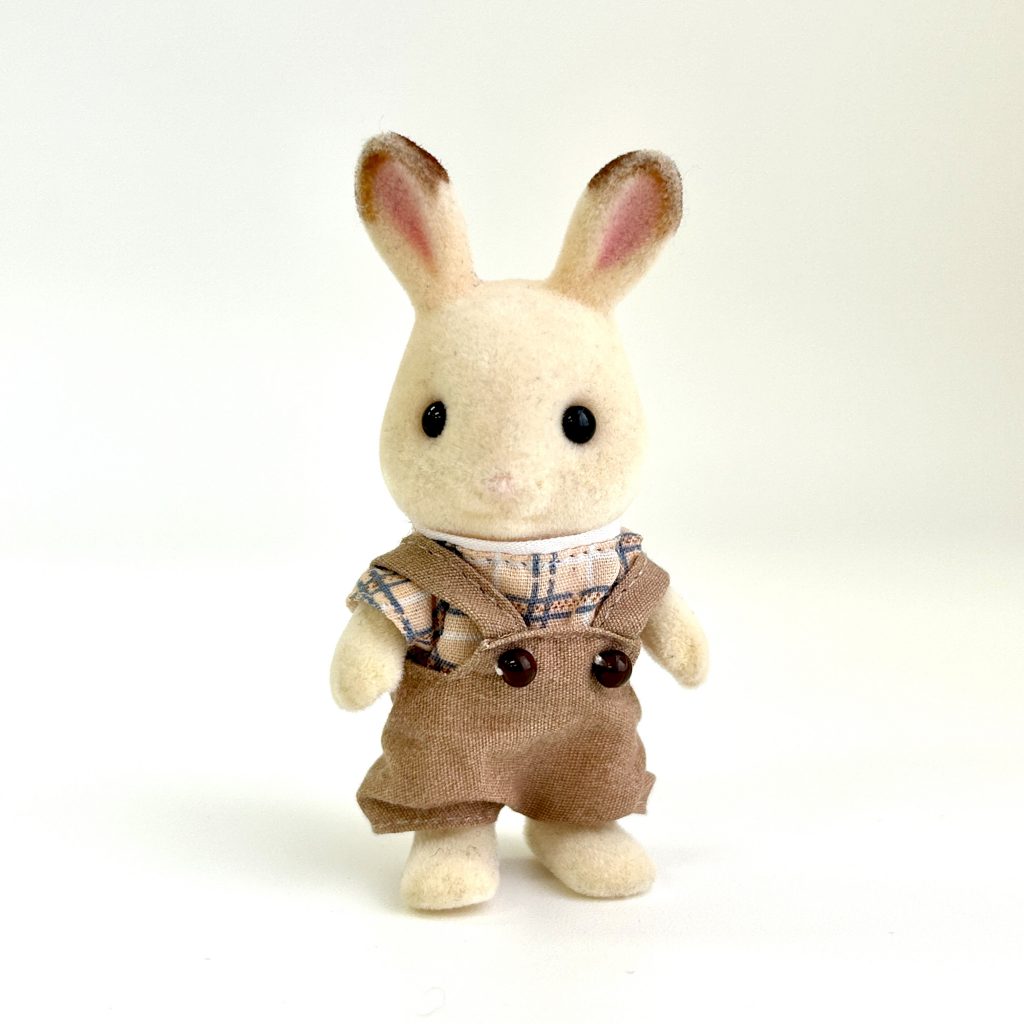 [used] Chocolate Rabbit Boy Sylvanian Families Calico Critters