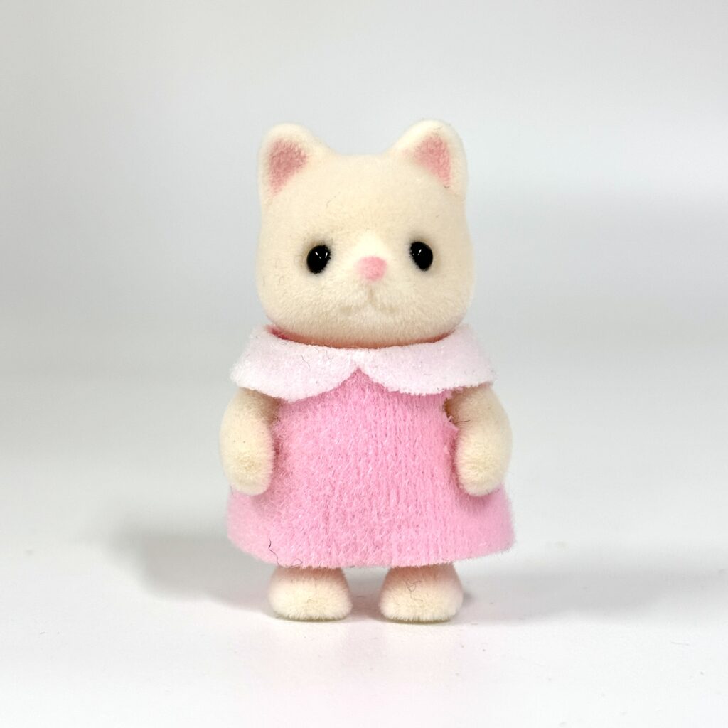 [used] Silk Cat Baby Sylvanian Families Calico Critters