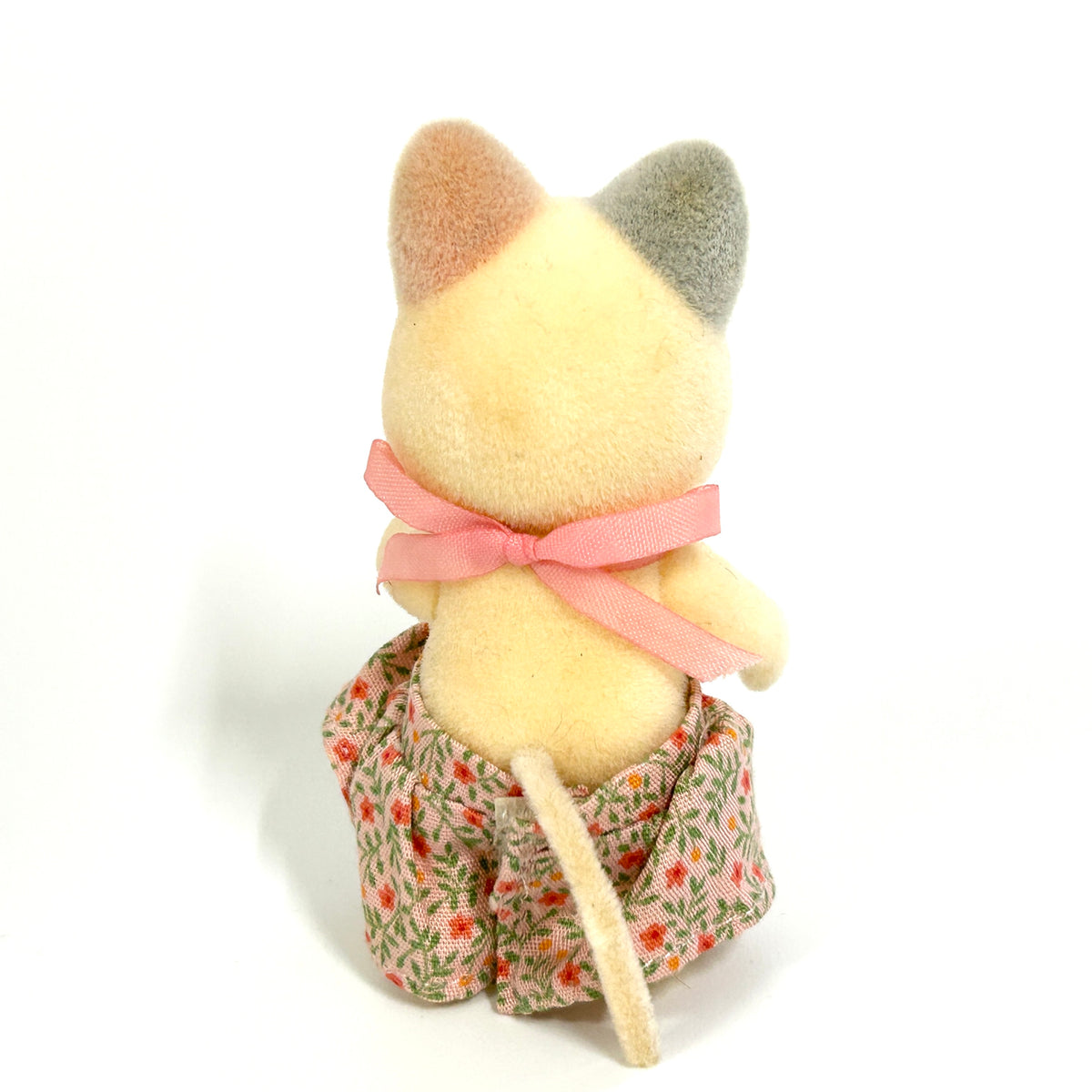 [used] Vintage Whisker Spotted Cat Girl 1996 Sylvanian Families Calico Critters