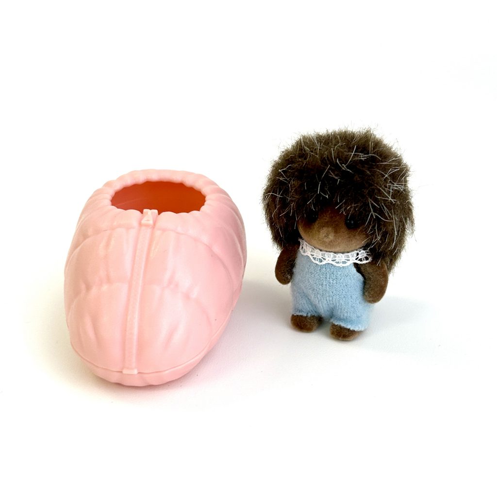 [used] Hedgehog Baby and Sleeping Bag Set Sylvanian Families Calico Critters