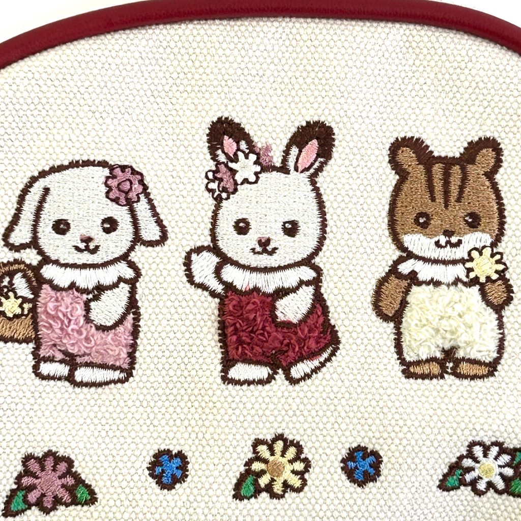 Sagara Embroidery Pouch 40th Anniversary 2025 Sylvanian Families Calico Critters