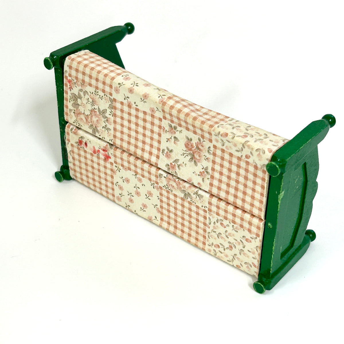 [used] Vintage Green Bed Sylvanian Families Calico Critters