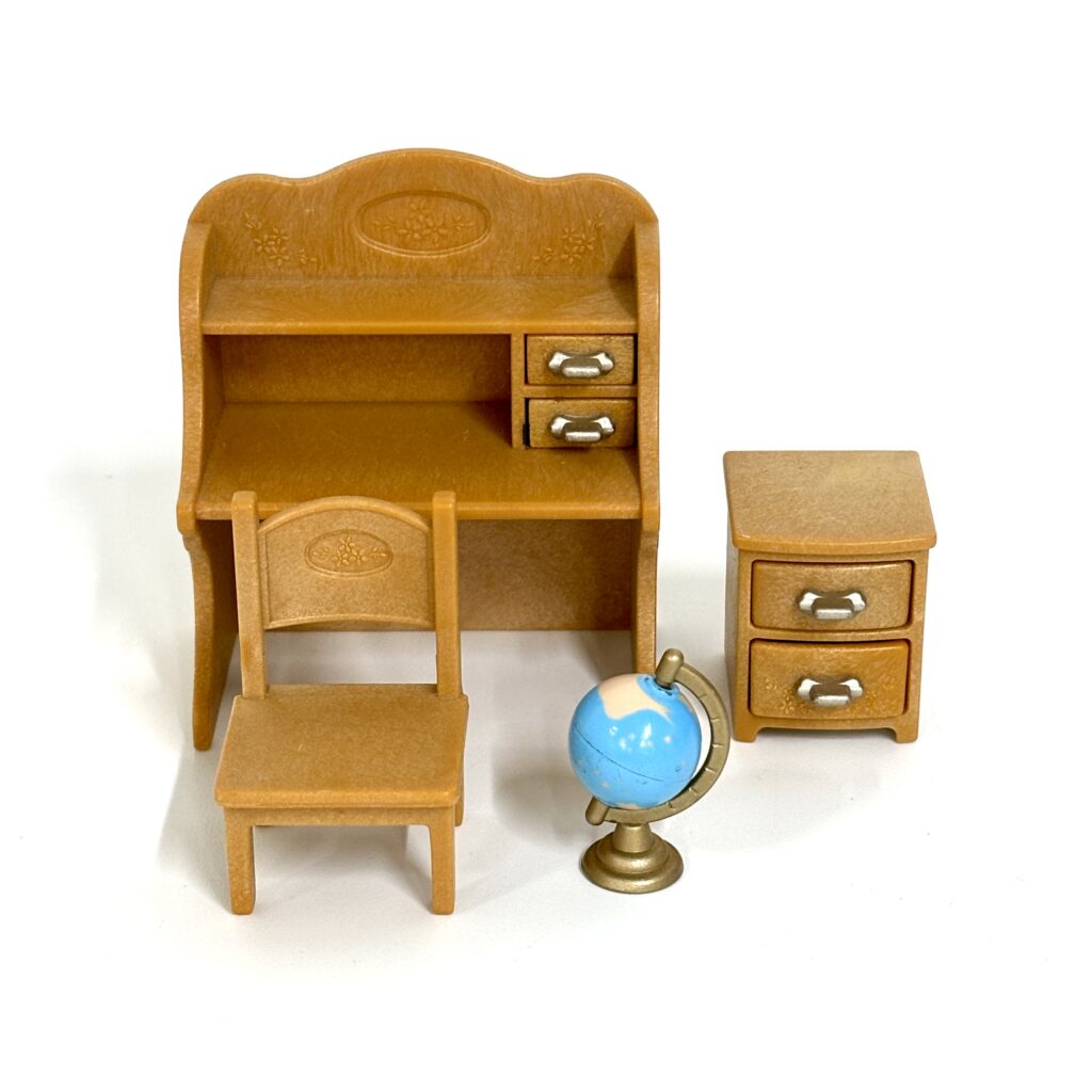 [used] Study Desk Set KA-309 Sylvanian Families Calico Critters