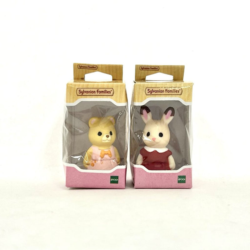 [Used] CAPSULES TOY MINIATURE FIGURE COLLECTION 2 NO.4,6 Set Epoch Sylvanian Families