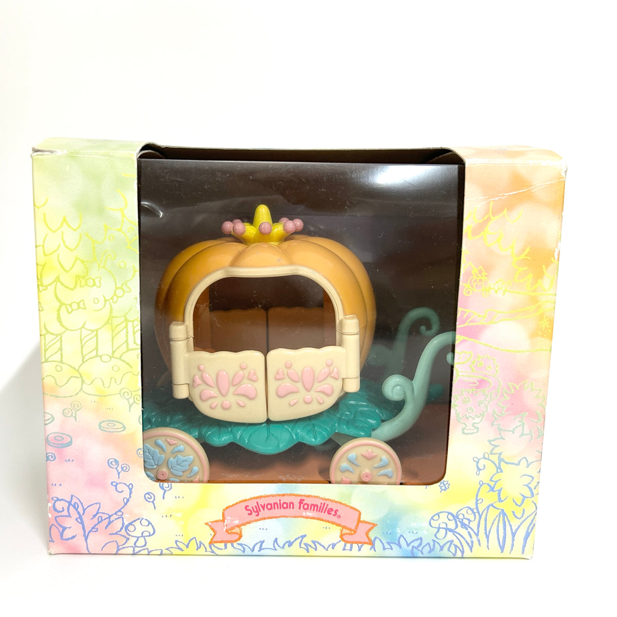 [used] Vintage Misty Forest Pumpkin Carriage 1996 F-05 Sylvanian Families Calico Critters