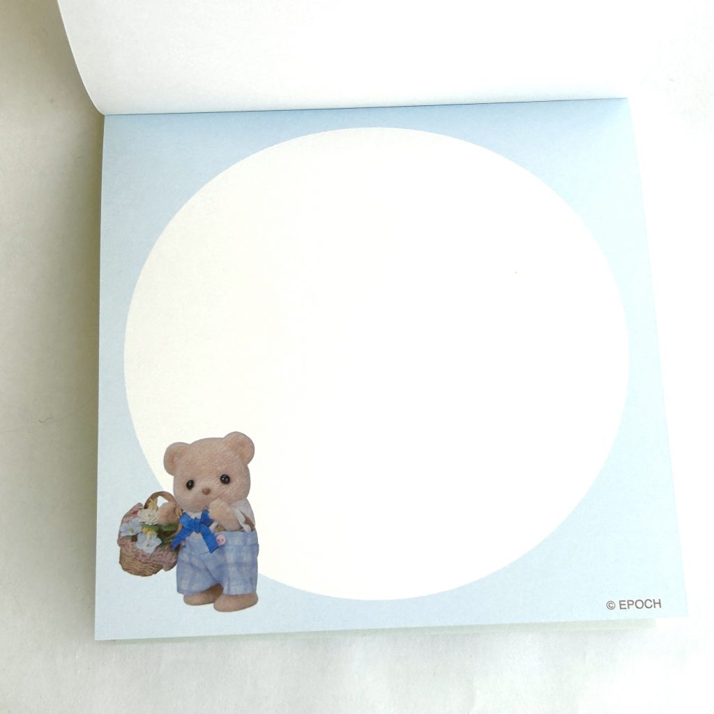 Memo Pad 40th Anniversary 2025 Sylvanian Families Calico Critters
