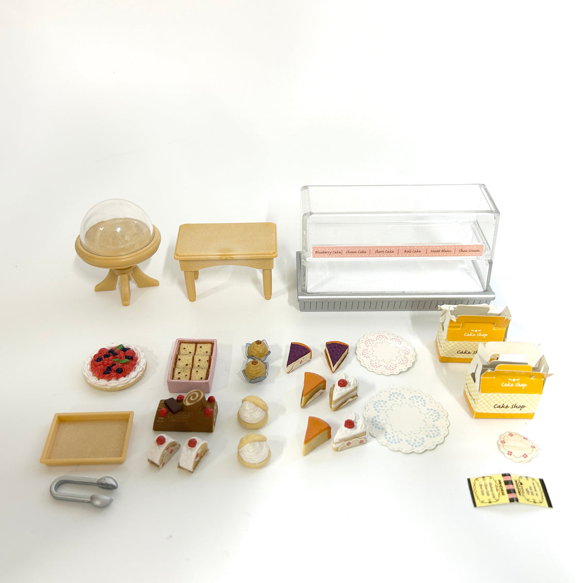 [used] Cake Set 2008 MI-57 Sylvanian Families Calico Critters