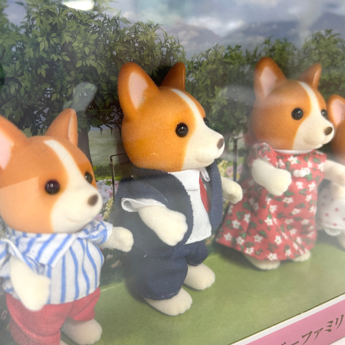 [used] 35th Anniversary Corgi Family 2020 14572 Sylvanian Families Calico Critters